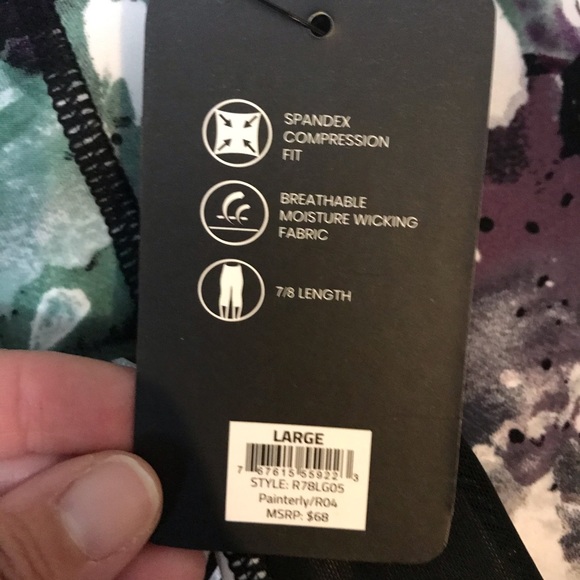 BSP legging Women’s multicolor, with pockets, L - Picture 5 of 11